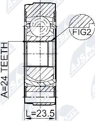 NTY NPW-VV-004 - Led, kardanaxel xdelar.se