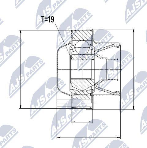 NTY NPW-VV-005 - Led, kardanaxel xdelar.se