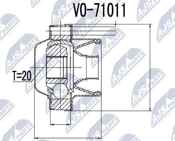 NTY NPW-VV-006 - Led, kardanaxel xdelar.se