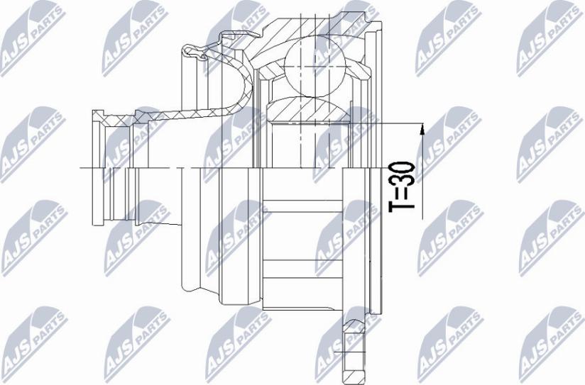 NTY NPW-VV-127 - Drivaxel xdelar.se