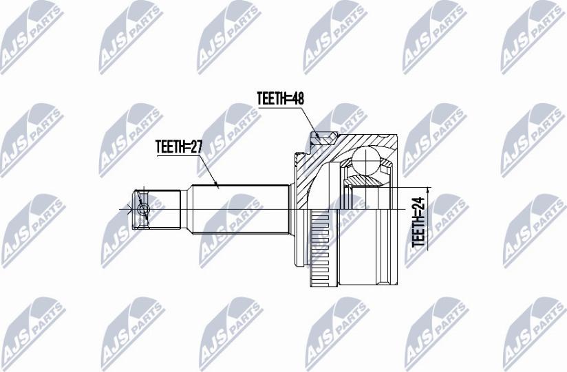 NTY NPZ-HY-552 - Ledsats, drivaxel xdelar.se