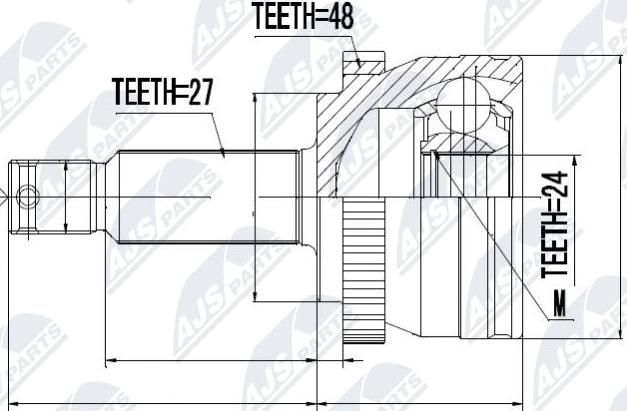 NTY NPZ-HY-515 - Ledsats, drivaxel xdelar.se