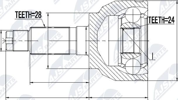 NTY NPZ-MZ-046 - Ledsats, drivaxel xdelar.se