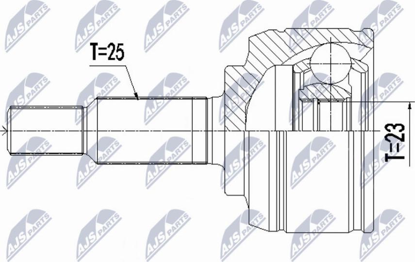 NTY NPZ-RE-062 - Ledsats, drivaxel xdelar.se