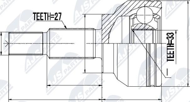 NTY NPZ-RE-034 - Ledsats, drivaxel xdelar.se