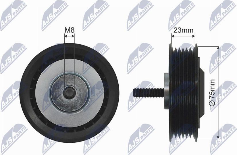 NTY RNK-AU-042 - Styrrulle, kilrem xdelar.se