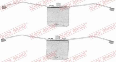 OJD Quick Brake 1091639 - Tillbehörssats, skivbromsbelägg xdelar.se