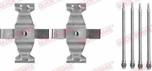 OJD Quick Brake 1091636 - Tillbehörssats, skivbromsbelägg xdelar.se