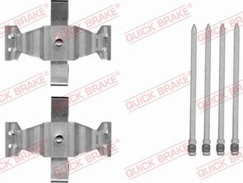 OJD Quick Brake 109-1804 - Tillbehörssats, skivbromsbelägg xdelar.se