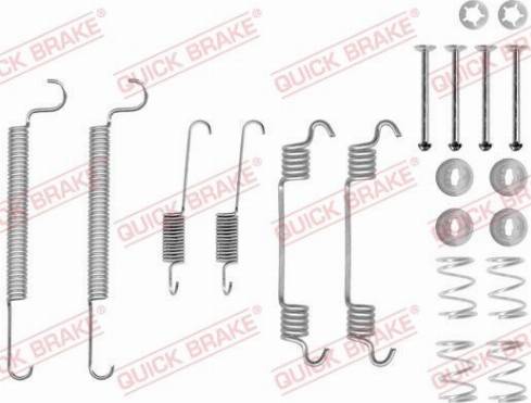 OJD Quick Brake 1050766 - Tillbehörssats, bromsbackar xdelar.se