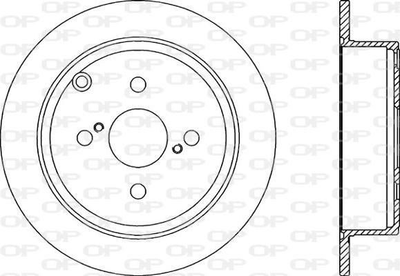 Blue Print ADT343165 - Bromsskiva xdelar.se