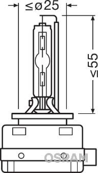 Osram 66140 - Glödlampa, fjärrstrålkastare xdelar.se