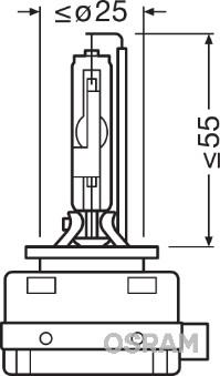 Osram 66150 - Glödlampa, fjärrstrålkastare xdelar.se