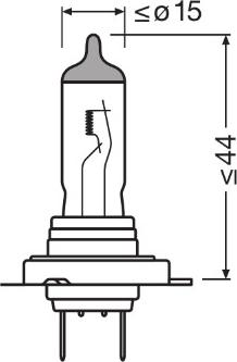 Osram 64215TSP - Glödlampa, fjärrstrålkastare xdelar.se