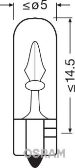 Osram 2721 - Glödlampa, innerbelysning xdelar.se