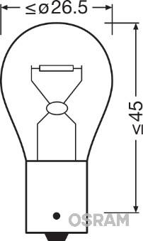 Osram 7511 - Glödlampa, blinker xdelar.se