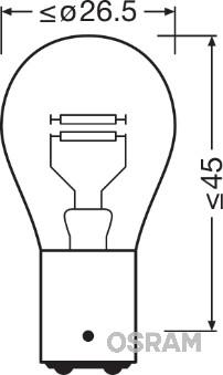 Osram 7240 - Glödlampa, blinker xdelar.se