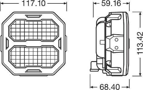 Osram LEDPWL104-WD - Arbetsstrålkastare xdelar.se