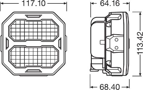 Osram LEDPWL105-WD - Arbetsstrålkastare xdelar.se