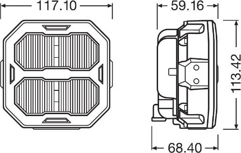 Osram LEDPWL101-UW - Arbetsstrålkastare xdelar.se