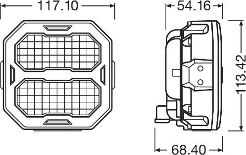 Osram LEDPWL114-WD - Arbetsstrålkastare xdelar.se