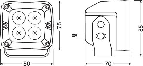 Osram LEDWL101-SP - Arbetsstrålkastare xdelar.se