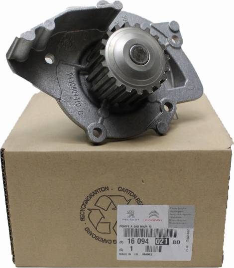 PEUGEOT 1609.402180 - Vattenpump xdelar.se