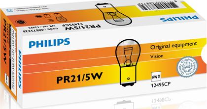 PHILIPS 12495CP - Glödlampa, broms / bakljus xdelar.se