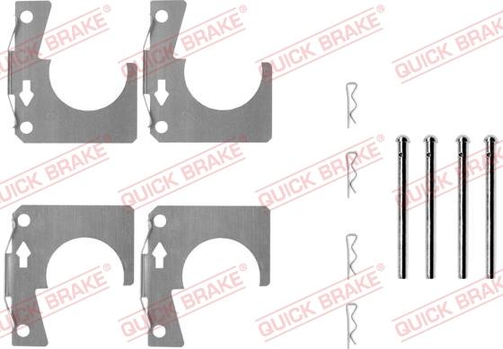 QUICK BRAKE 109-0914 - Tillbehörssats, skivbromsbelägg xdelar.se