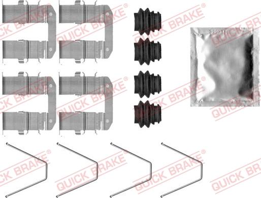 QUICK BRAKE 1090094 - Tillbehörssats, skivbromsbelägg xdelar.se