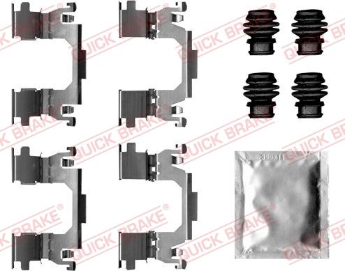 QUICK BRAKE 1090061 - Tillbehörssats, skivbromsbelägg xdelar.se