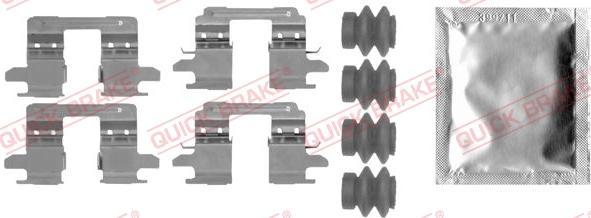 QUICK BRAKE 109-0005 - Tillbehörssats, skivbromsbelägg xdelar.se