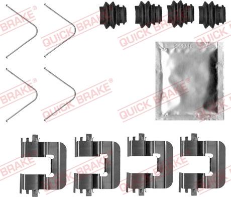 QUICK BRAKE 1090033 - Tillbehörssats, skivbromsbelägg xdelar.se