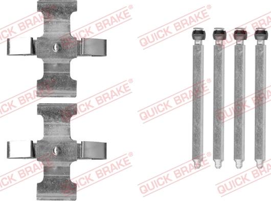 QUICK BRAKE 109-0076 - Tillbehörssats, skivbromsbelägg xdelar.se