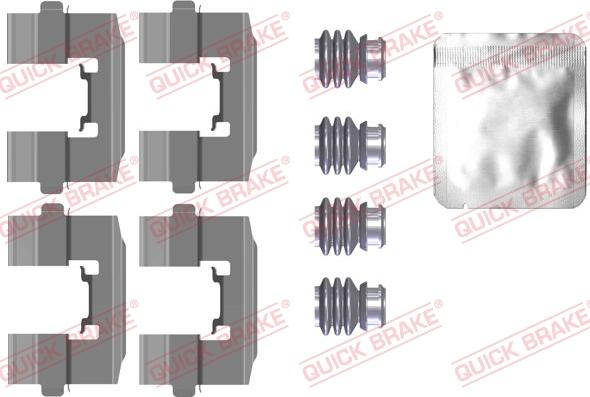 QUICK BRAKE 1090115 - Tillbehörssats, skivbromsbelägg xdelar.se