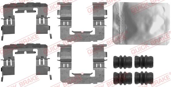 QUICK BRAKE 1091891 - Tillbehörssats, skivbromsbelägg xdelar.se