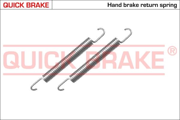 QUICK BRAKE 105-0480 - Tillbehörssats, bromsbackar, parkeringsbroms xdelar.se