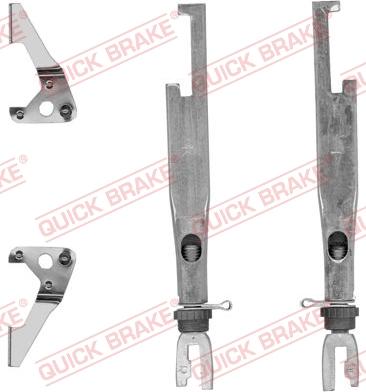 QUICK BRAKE 102 53 005 - Justerarsats, trumbroms xdelar.se