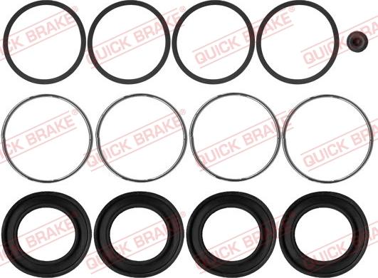 QUICK BRAKE 114-0274 - Reparationssats, bromsok xdelar.se