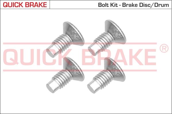 QUICK BRAKE 11663K - Skruvsats, bromsskiva xdelar.se