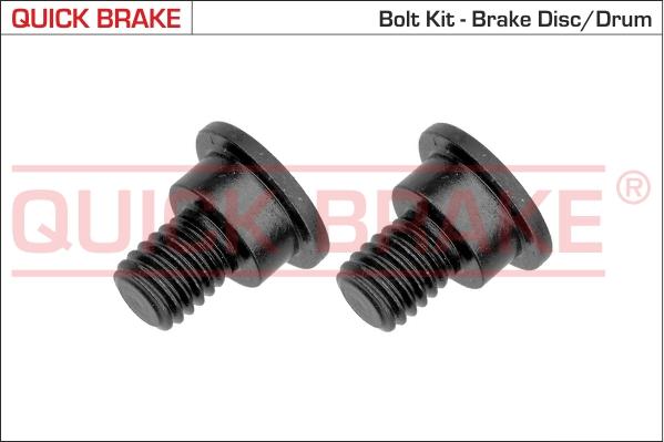 QUICK BRAKE 11662K - Skruvsats, bromsskiva xdelar.se