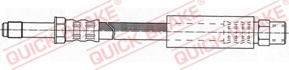 QUICK BRAKE 32.327 - Bromsslang xdelar.se