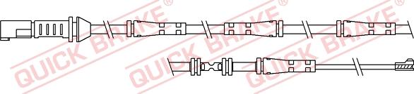 QUICK BRAKE WS 0365 A - Varningssensor, bromsbeläggslitage xdelar.se