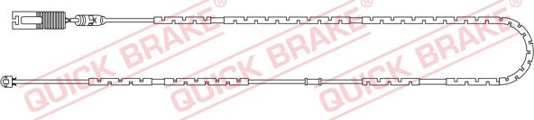 QUICK BRAKE WS 0248 A - Varningssensor, bromsbeläggslitage xdelar.se