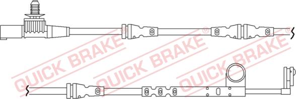 QUICK BRAKE WS0264A - Varningssensor, bromsbeläggslitage xdelar.se