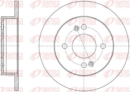 BOSCH 0 986 479 D02 - Bromsskiva xdelar.se