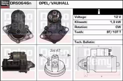 BOSCH 0 986 017 121 - Startmotor xdelar.se