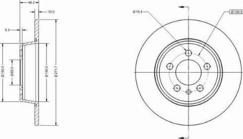 Brembo 08.B413.21 - Bromsskiva xdelar.se