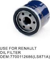 RENAULT 7700112686 - Oljefilter xdelar.se