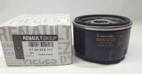 RENAULT 77 00 274 177 - Oljefilter xdelar.se